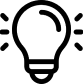 Icono bombilla-foco de luz